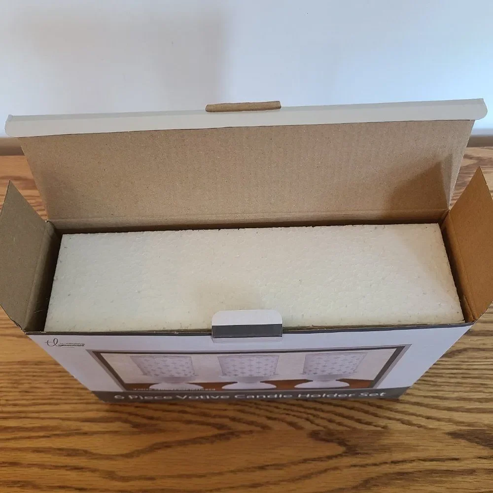 TrueLiving Essentials 6 Piece Votive Candle Holder Set NIB NWT